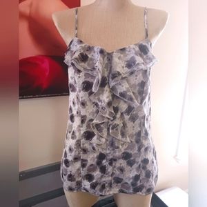 Xhilaration Ruffle Front Tank Top Sz XS
